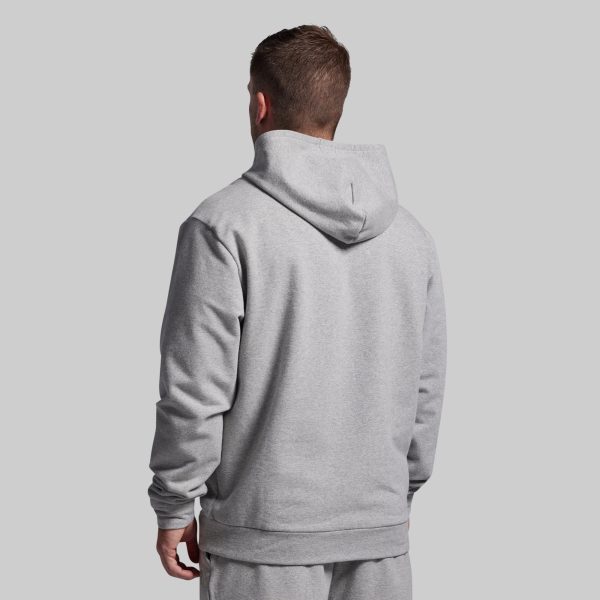BP Classic Men's Unmatched Hoodie (Heather Grey)