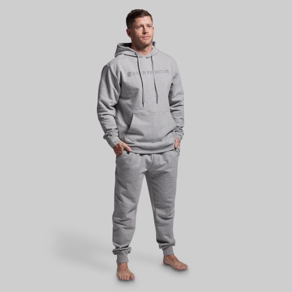 BP Classic Men's Unmatched Hoodie (Heather Grey)