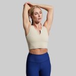 Good to Go Seamless Crop Tank (Oatmeal)