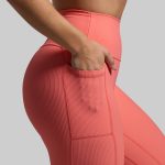 All or Nothing Capri w/ Pockets (Hot Peach)