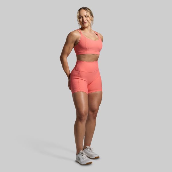 All or Nothing Short (Hot Peach)