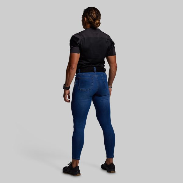 FLEX Recon Mid-Rise Skinny Jean (Dark Wash)