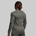 Women's Long Sleeve Op Top (Ranger Green)