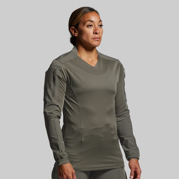 Women's Long Sleeve Op Top Pro (Ranger Green)