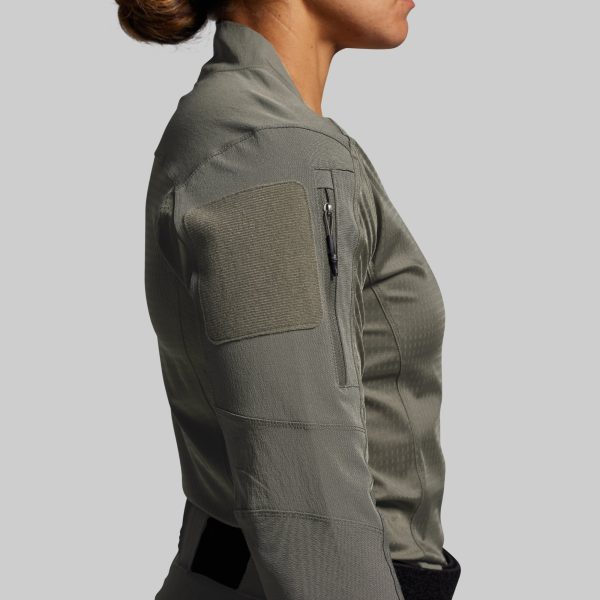 Women's Long Sleeve Op Top Pro (Ranger Green)