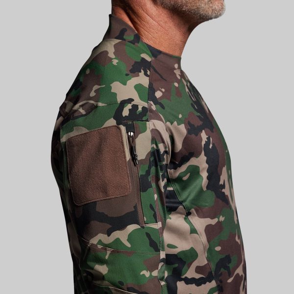 Long Sleeve Op Top (Woodland)