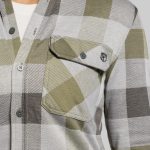Hooded Woodsman Stretchy Flannel (Creekside)
