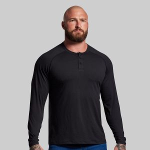 BP Premium Basic Henley (Black)