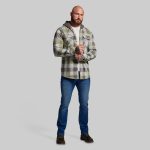 Hooded Woodsman Stretchy Flannel (Creekside)