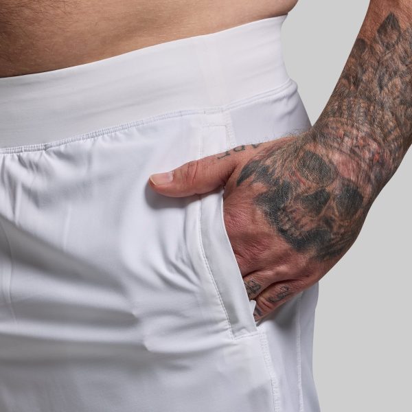 Versatile Short w/ Compression 7 (White)