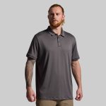 Athleisure Polo (Gunmetal)