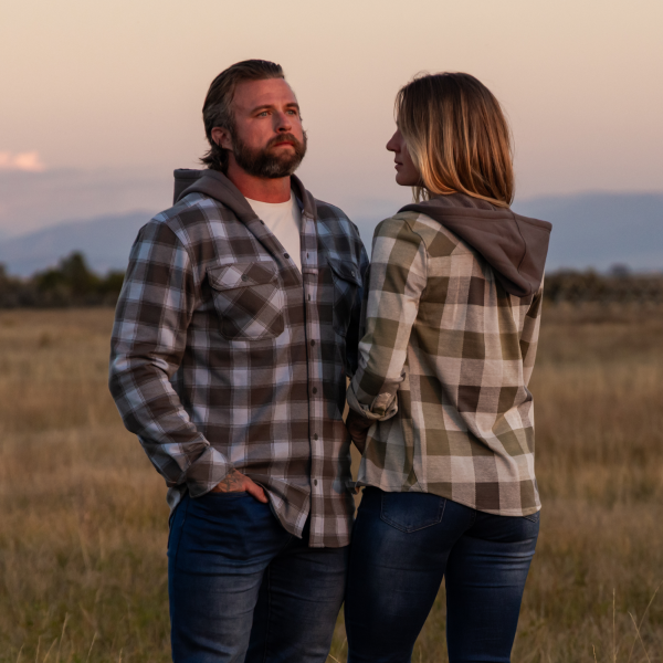 Hooded Woodsman Stretchy Flannel (Mountain High)