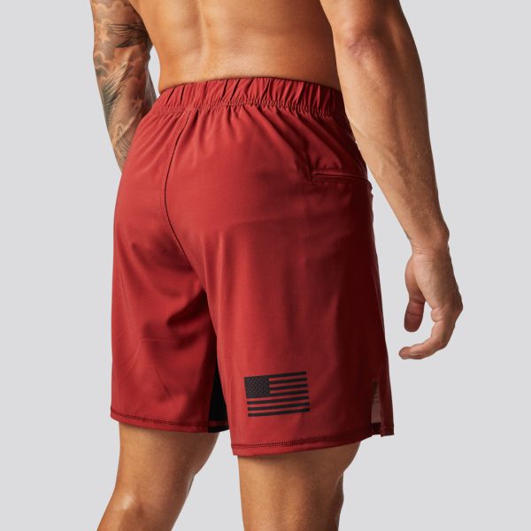 American Defender Short Tie 3.0 (Crimson)