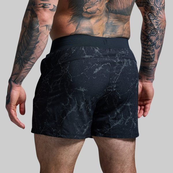 Versatile Short w/ Compression 5 (Black Marble)
