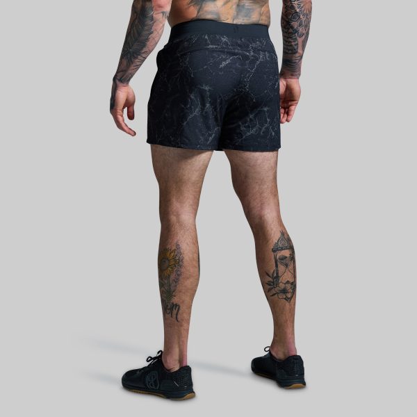 Versatile Short w/ Compression 5 (Black Marble)