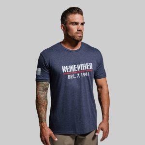 Pearl Harbor Commemorative Tee (Heather Navy)