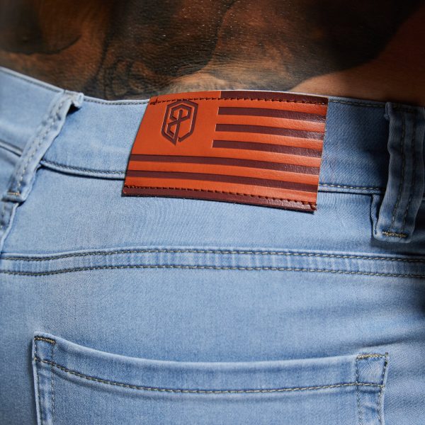 FLEX Stretchy Jort 6 (Light Wash)