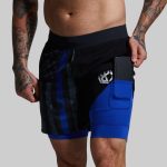 Versatile Short w/ Compression 7 (Thin Blue Line Gunmetal)