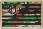 Born Primitive Velcro Flag Patch (Camo)