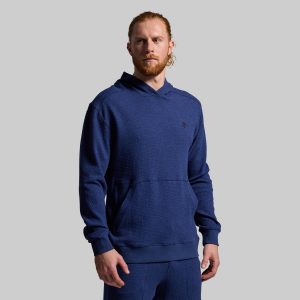 Men's Cloud Hoodie (Heather Midnight Blue)