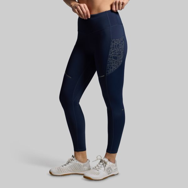 Women's Pace Running Tight (BP Navy)
