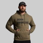 BP Flag Men's Unmatched Hoodie (OD Green)