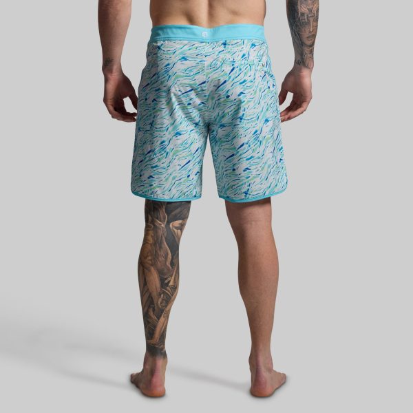 Island Short 8 (Blue Waves)