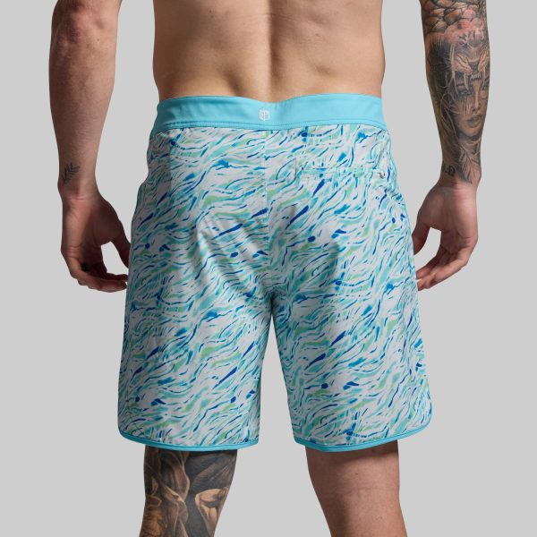 Island Short 8 (Blue Waves)