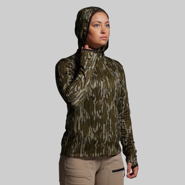 Women's Quiver Half Zip Hoodie 2.0 (Mossy Oak? Original Bottomland? 2025)
