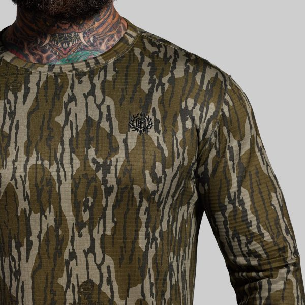Quiver Grid Fleece Thermal Top (Mossy Oak® Original Bottomland® 2025)