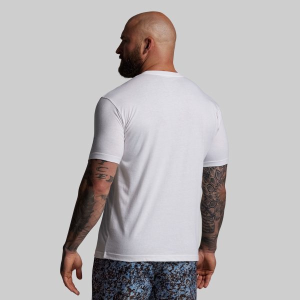 BP Flag Tee (White/Speckle)