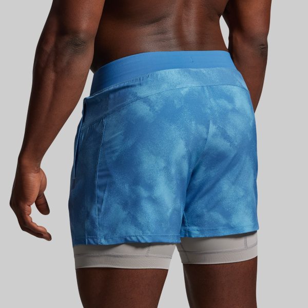Versatile Short w/ Compression 5 (Glacier Blue)