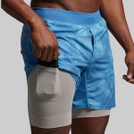 Versatile Short w/ Compression 7 (Glacier Blue)