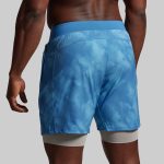 Versatile Short w/ Compression 7 (Glacier Blue)