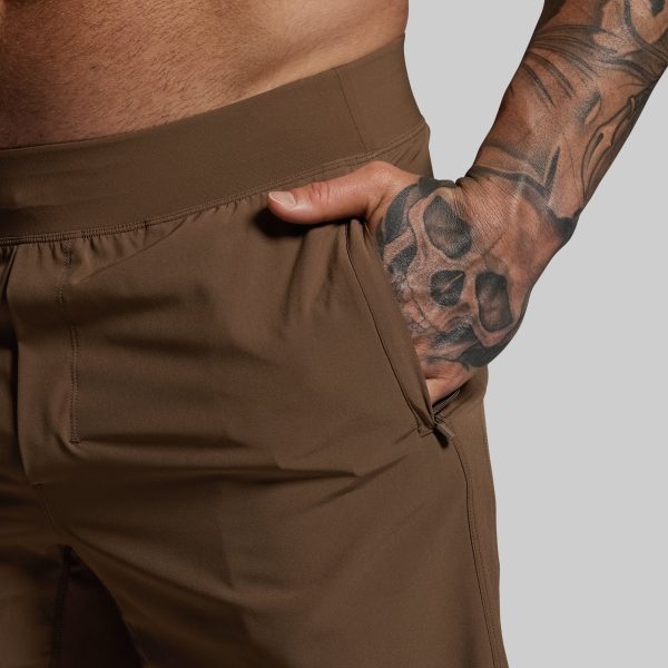 Versatile Short w/ Compression 9 (Coyote Brown)