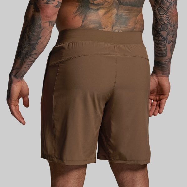 Versatile Short w/ Compression 9 (Coyote Brown)