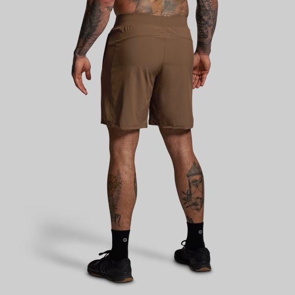 Versatile Short w/ Compression 9 (Coyote Brown)