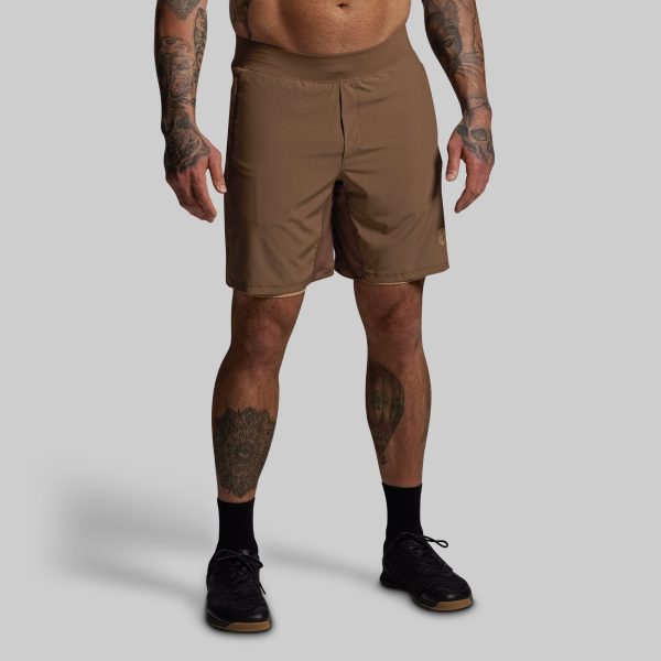 Versatile Short w/ Compression 9 (Coyote Brown)
