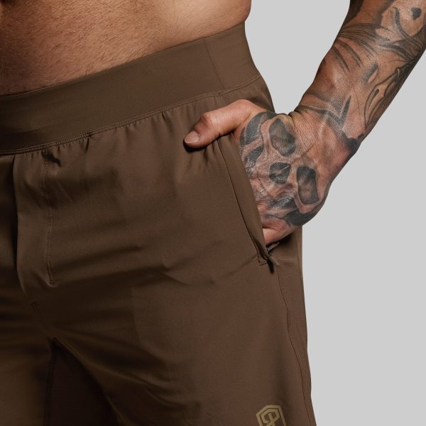 Versatile Short w/ Compression 7 (Coyote Brown)