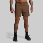 Versatile Short w/ Compression 7 (Coyote Brown)