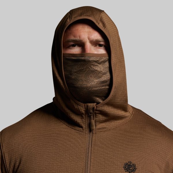 Quiver Full Zip Hoodie 2.0 (Coyote Brown)