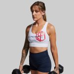 X-Factor Sports Bra (Brand Strength-White)