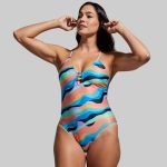 Cruisin' One Piece Swimsuit (70's Waves)