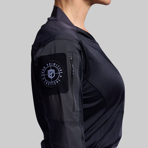 Women's Long Sleeve Op Top Pro (Black)