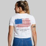 Worth Defending Crop Tee (White)