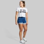 Worth Defending Crop Tee (White)