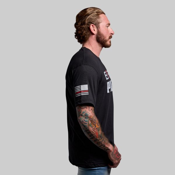 Brand Tee (Thin Red Line)