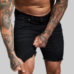 FLEX Stretchy Jort 7 (Black)