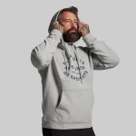 No Excuses Men's Unmatched Hoodie (Heather Grey)