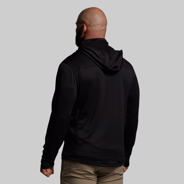 Quiver Half Zip Hoodie 2.0 (Black)